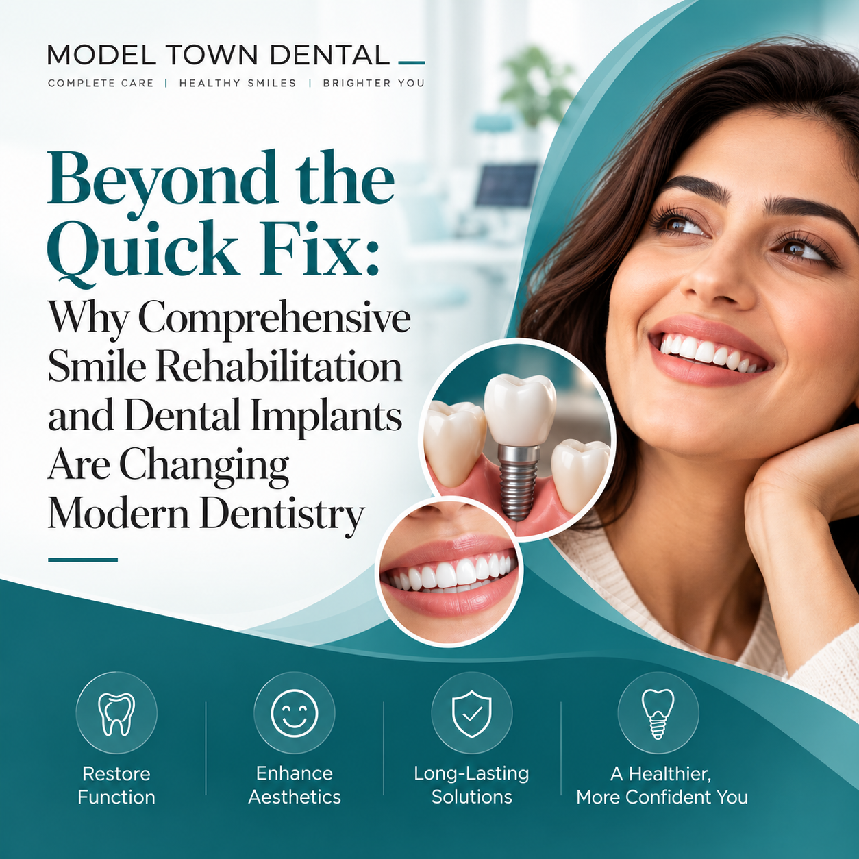 Beyond the Quick Fix: Why Comprehensive Smile Rehabilitation and Dental Implants Are Changing Modern Dentistry